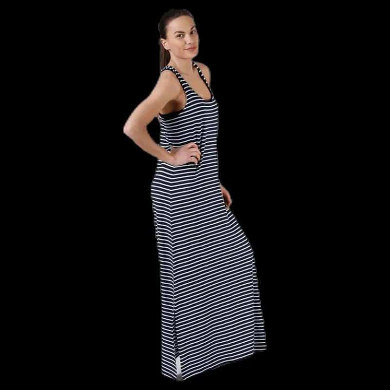 Tenson Lynnet Dress Blue/White Flerfärgad