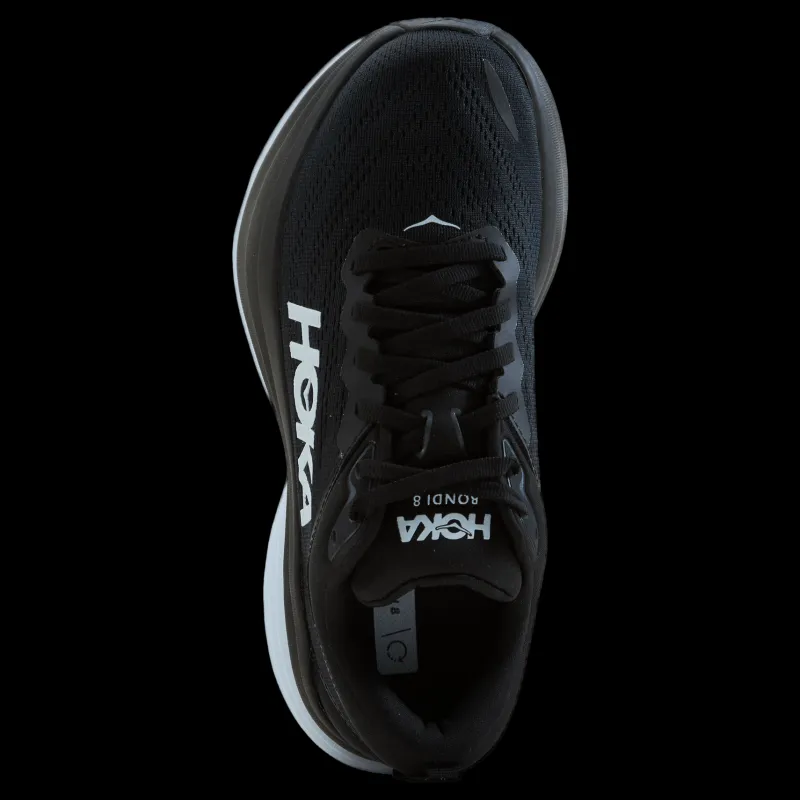 Discount Hoka M Bondi 8 Black / White Svart