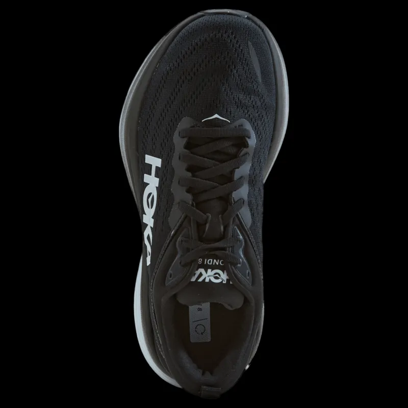 Hoka M Bondi 8 Wide Black / White Svart