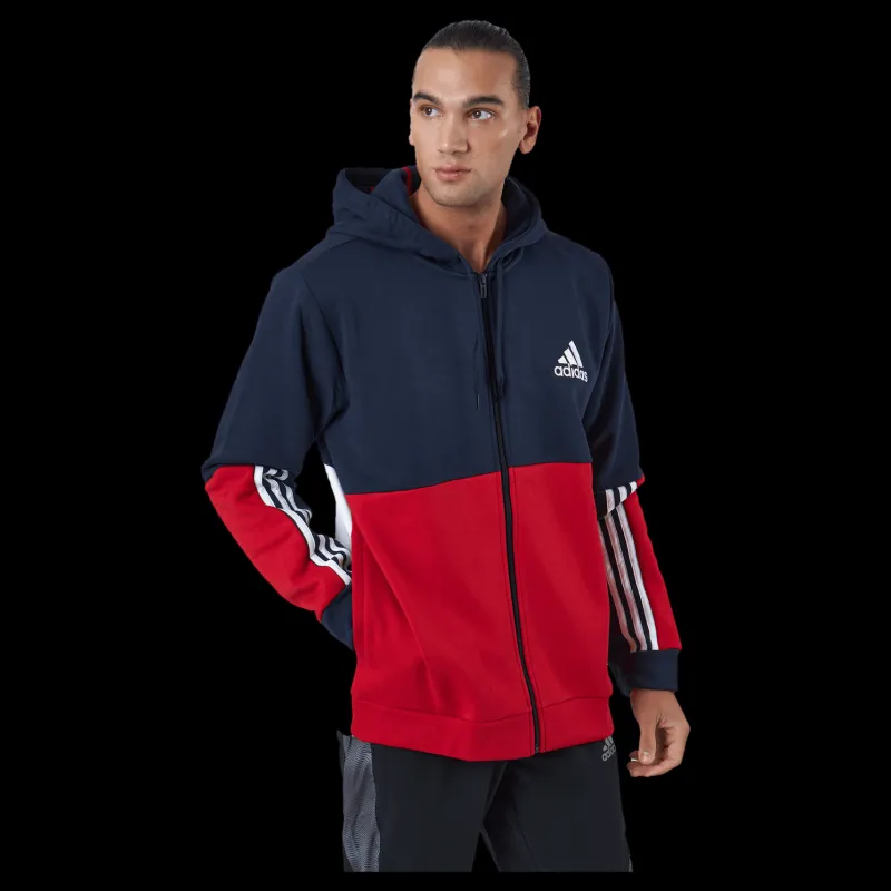 Best adidas M Cb Fz Hd Legink/scarle Blå