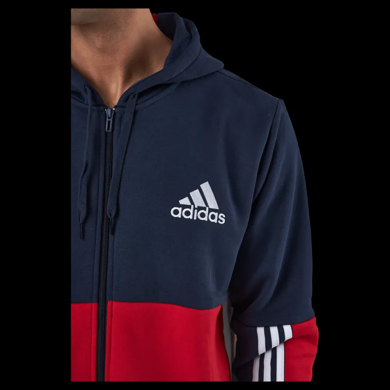Best adidas M Cb Fz Hd Legink/scarle Blå