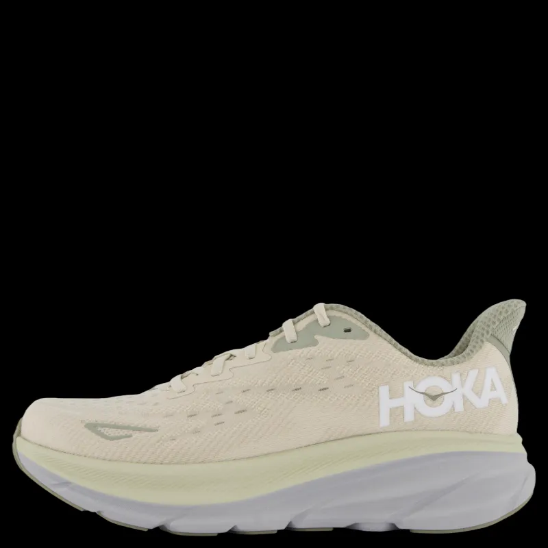 Hoka M Clifton 9 Oat Milk / Barley Beige Hot