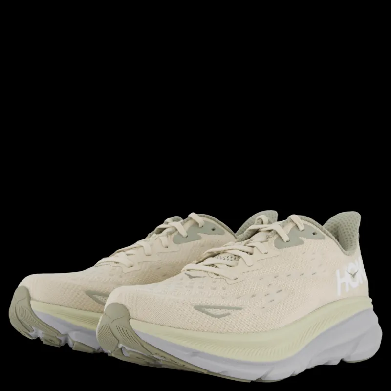 Hoka M Clifton 9 Oat Milk / Barley Beige Hot