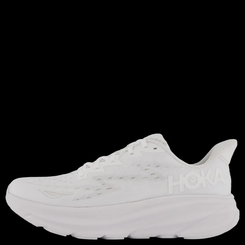 Hoka M Clifton 9 White / White Vit Sale