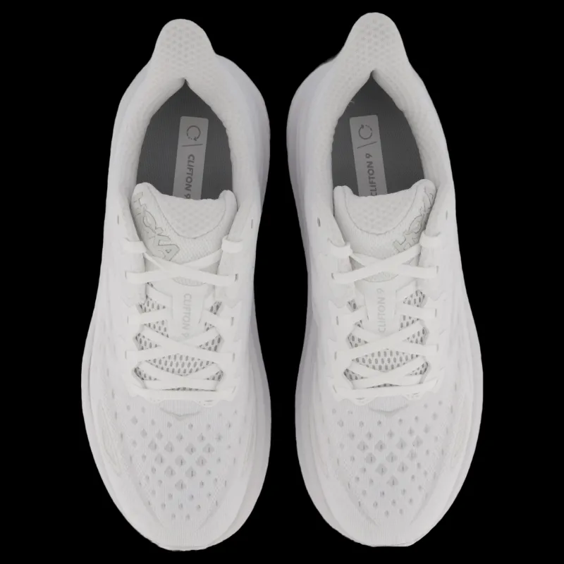 Hoka M Clifton 9 White / White Vit Sale