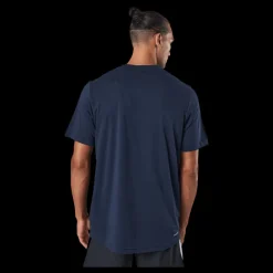 adidas M Fr Lg T Legink/white Blå Clearance