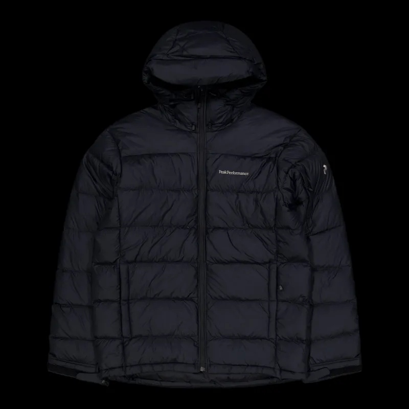Peak Performance M Frost Down Jacket Black Svart Best