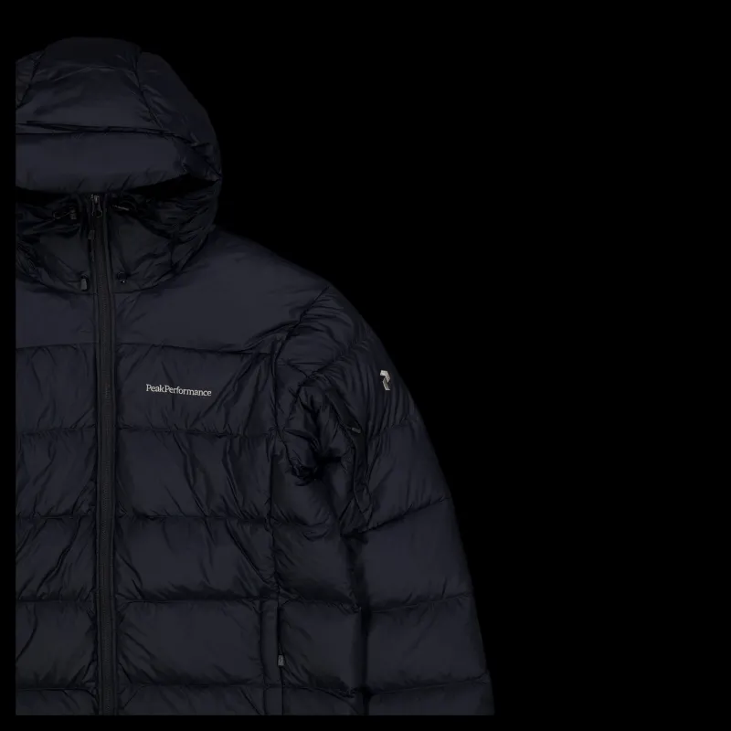 Peak Performance M Frost Down Jacket Black Svart Best