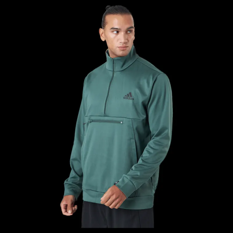 adidas M Gg Sl 1/4 Zip Greoxi/black Grön Discount
