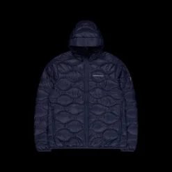 New Peak Performance M Helium Down Hood Jacket Blue Shadow Blå