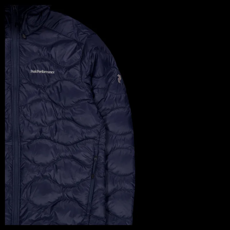 New Peak Performance M Helium Down Hood Jacket Blue Shadow Blå
