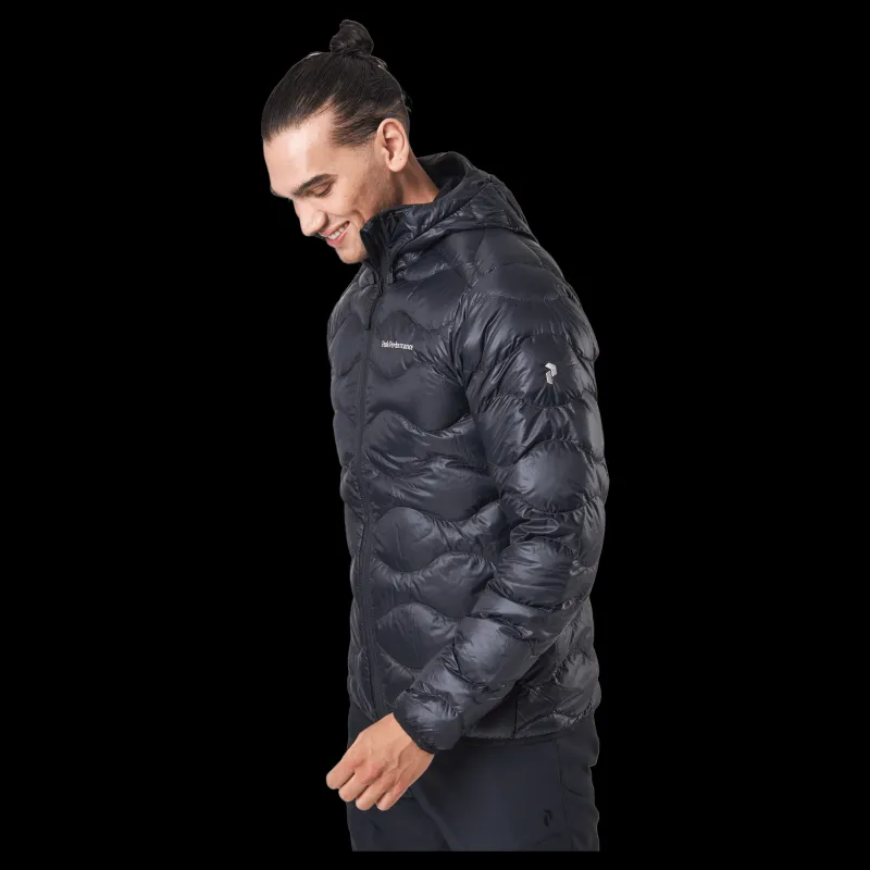 Peak Performance M Helium Down Hood Jacket Black Svart Hot