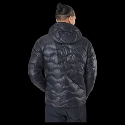 Peak Performance M Helium Down Hood Jacket Black Svart Hot