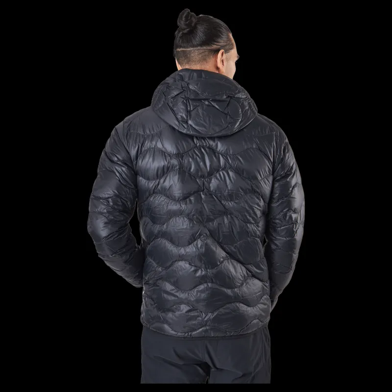 Peak Performance M Helium Down Hood Jacket Black Svart Hot