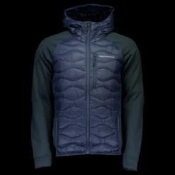Peak Performance M Helium Down Hybrid Hood Blue Shadow Blå Hot