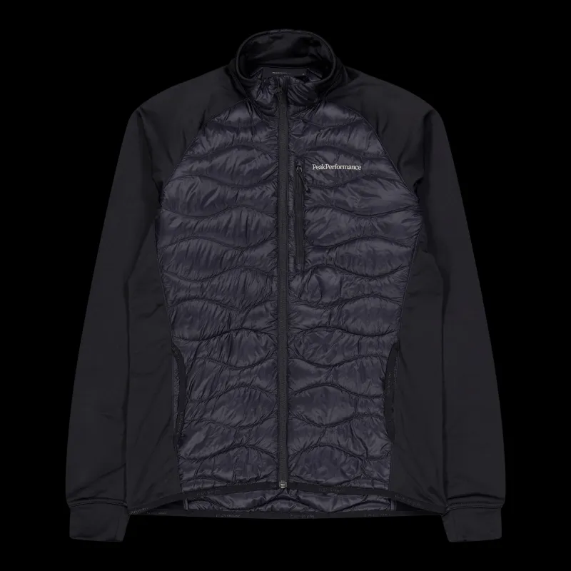 Peak Performance M Helium Down Hybrid Jacket Black Svart Best