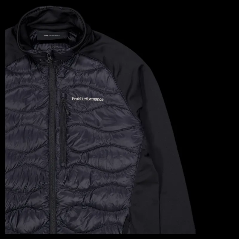 Peak Performance M Helium Down Hybrid Jacket Black Svart Best
