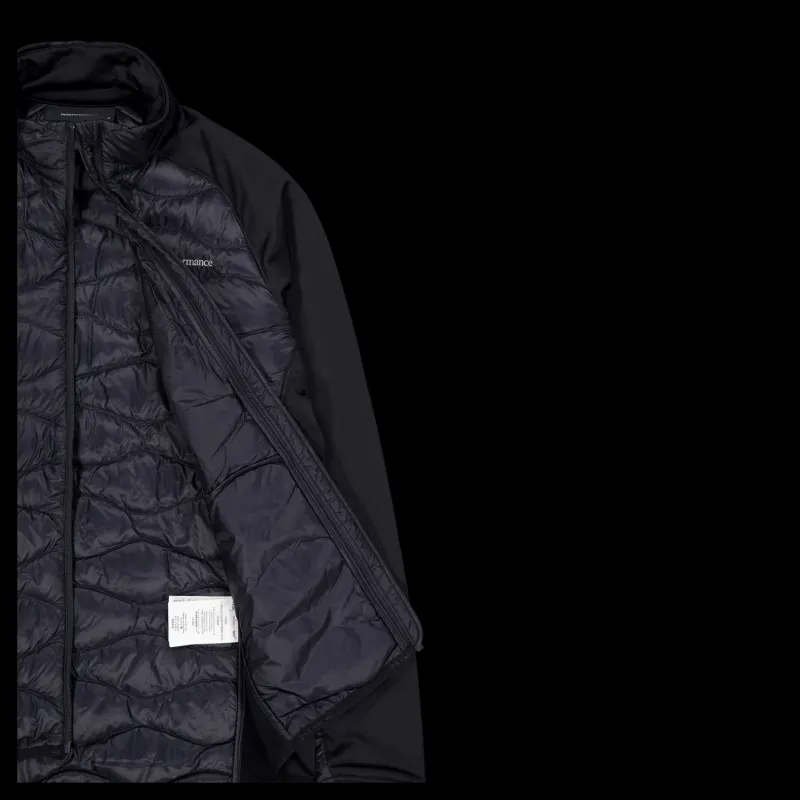 Peak Performance M Helium Down Hybrid Jacket Black Svart Best