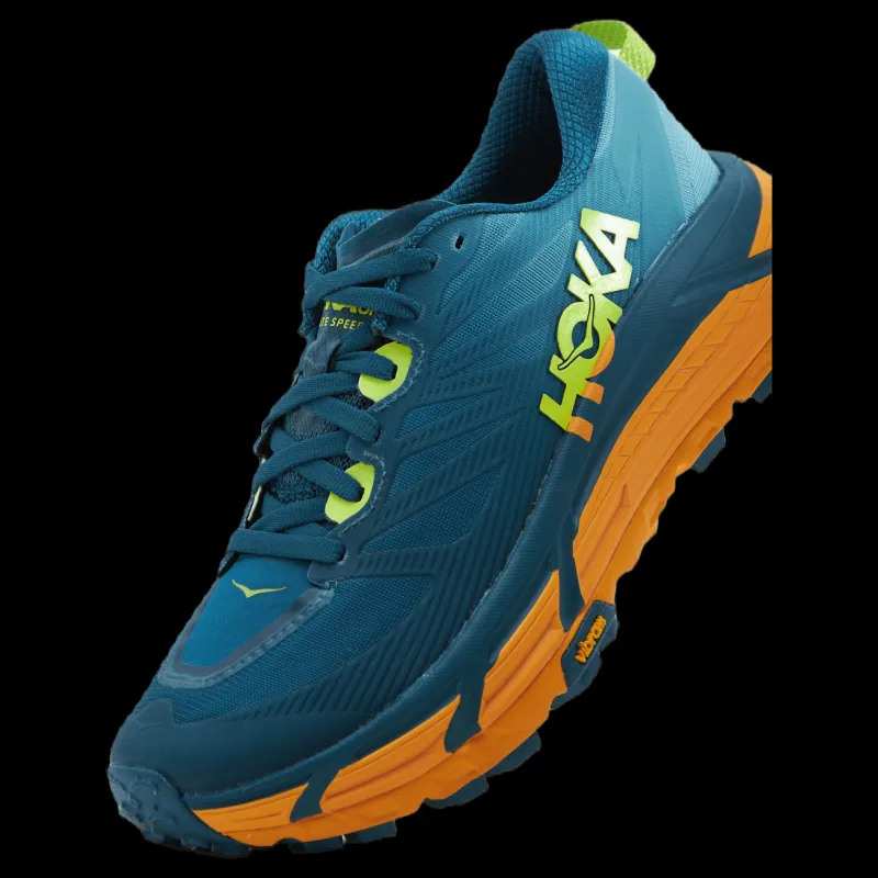 Hot Hoka M Mafate Speed 3 Coastal Shade / Radiant Yellow Gul