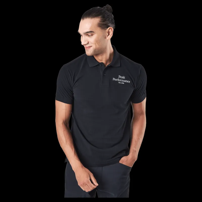 Peak Performance M Original Polo Black Svart Clearance