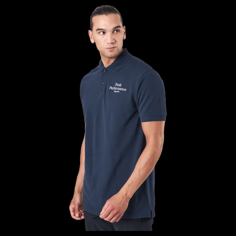 Peak Performance M Original Polo Blue Shadow Blå Outlet
