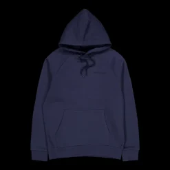 Peak Performance M Original Small Logo Hood Blue Shadow Blå Clearance