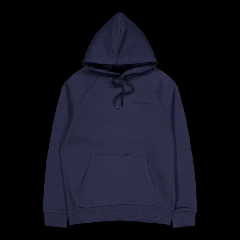Peak Performance M Original Small Logo Hood Blue Shadow Blå Clearance
