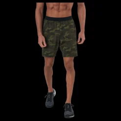 Best Casall M Printed Elastic Shorts Action Green Grön