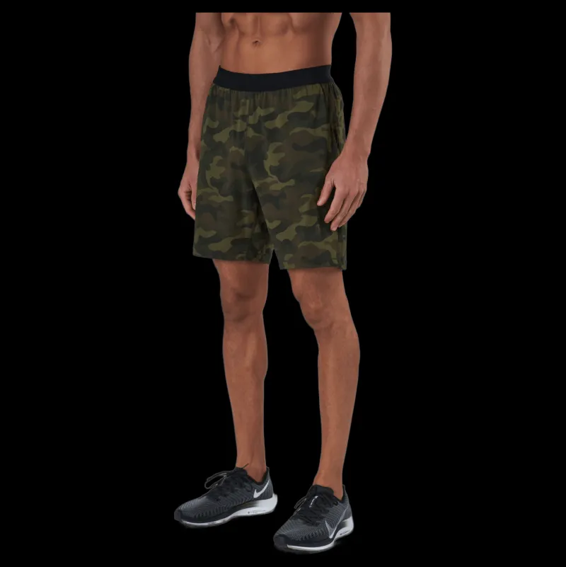 Best Casall M Printed Elastic Shorts Action Green Grön