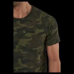 Casall M Printed Tee Action Green Flerfärgad Outlet