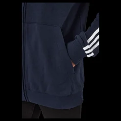 New adidas M 3s Ft Fz Hd Grey / Black Blå