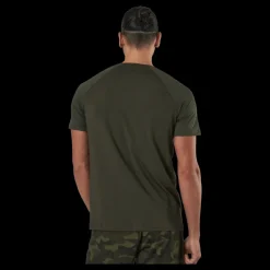 Discount Casall M Structured Tee Forest Green Grön