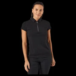 Daily Sports Macy S/S Polo Shirt Black Svart Hot