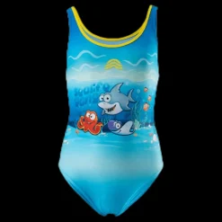 Aquarapid Maddy Swimsuit Junior Blue Blå New