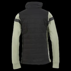 Online Didriksons Madrid Girls Hybrid Jacket Black/Green Svart och Grön