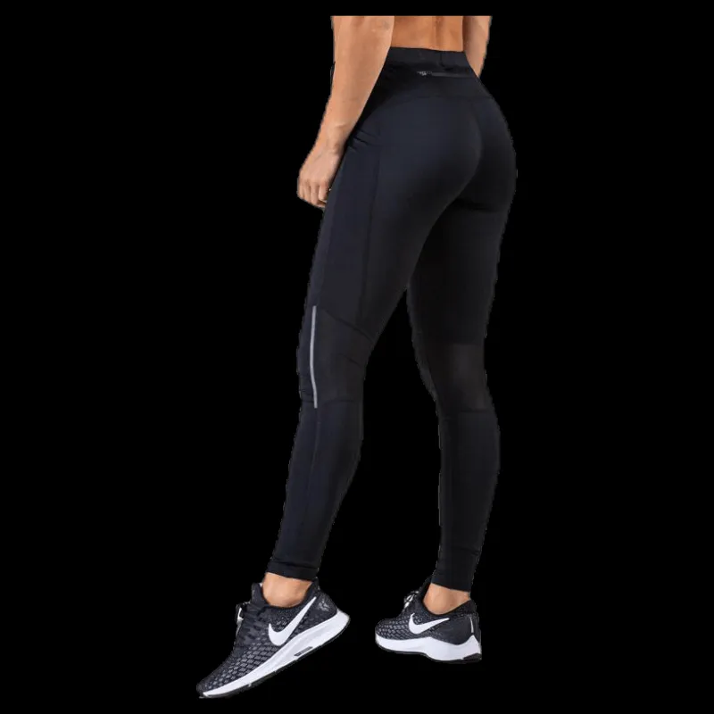 Best Endurance Mahana Long Run Tights XQL Black Svart