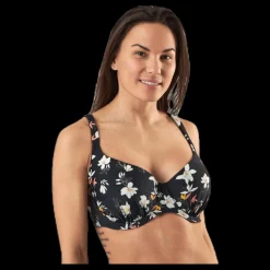 Hot Abecita Malaga Padded Wire Bra Black Svart