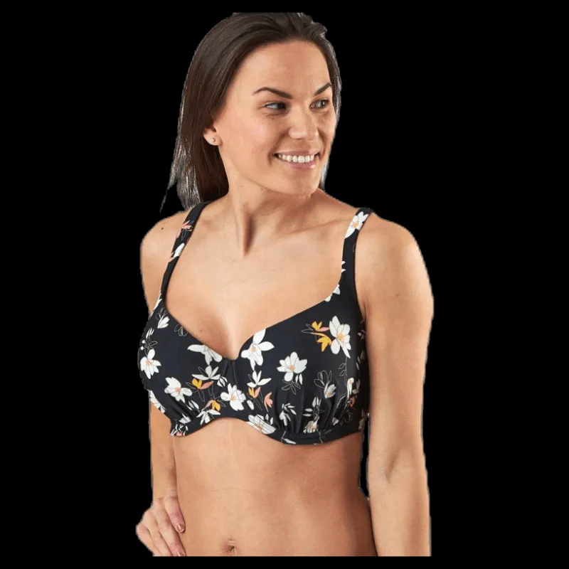 Hot Abecita Malaga Padded Wire Bra Black Svart