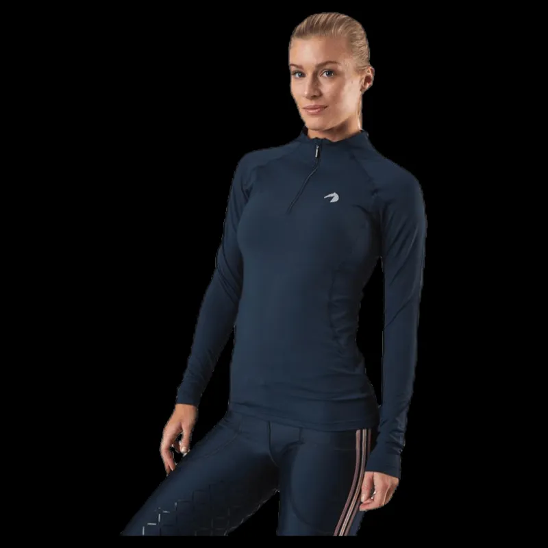 Hot Jacson Malou Long Sleeve Tech Top Blue Blå