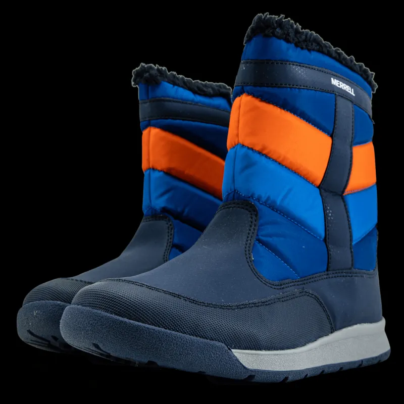 Sale Merrell M-Alpine Puffer Boot WTRPF Blue/Orange Blå och Orange