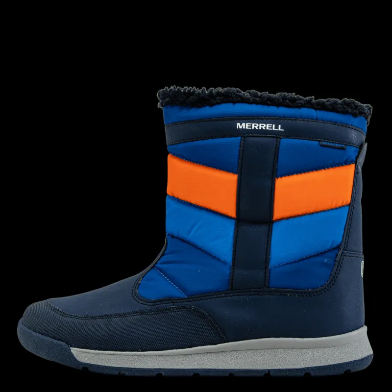 Sale Merrell M-Alpine Puffer Boot WTRPF Blue/Orange Blå och Orange