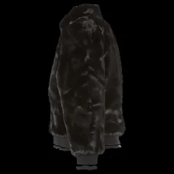 Name It Manette Faux Fur Bomber Jacket Black Svart Discount
