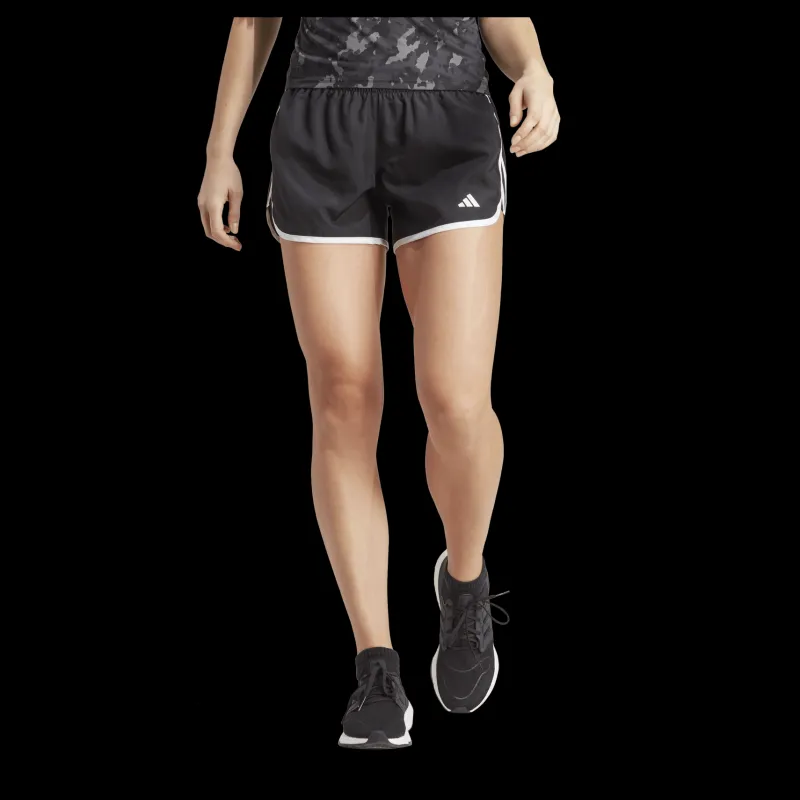 Sale adidas Marathon 20 Running Shorts Black / White Svart