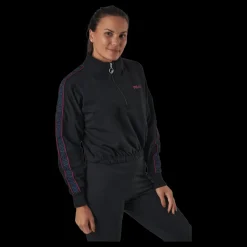 Fila Maribel Cropped Half Zip Shirt Black Best