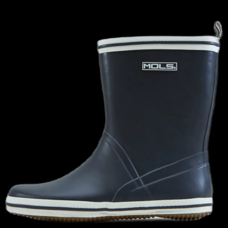 Mols Markets Rubber Boot Navy Blå Outlet