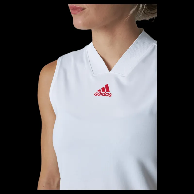 adidas Tennis Match Tank Engineered White Vit Clearance