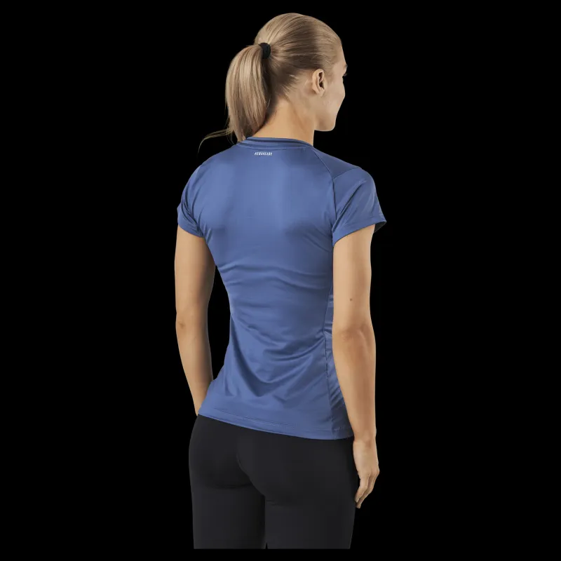 Sale adidas Tennis Match Tee Aeroready Blue/White Blå och Vit