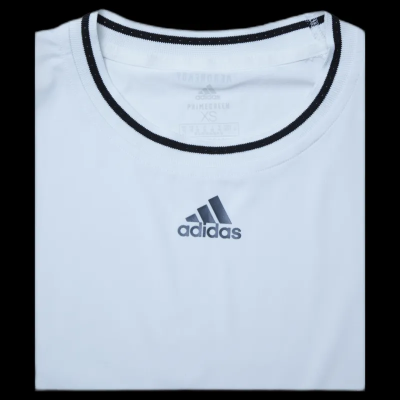 Online adidas Tennis Match Tee Aeroready White/Black Vit