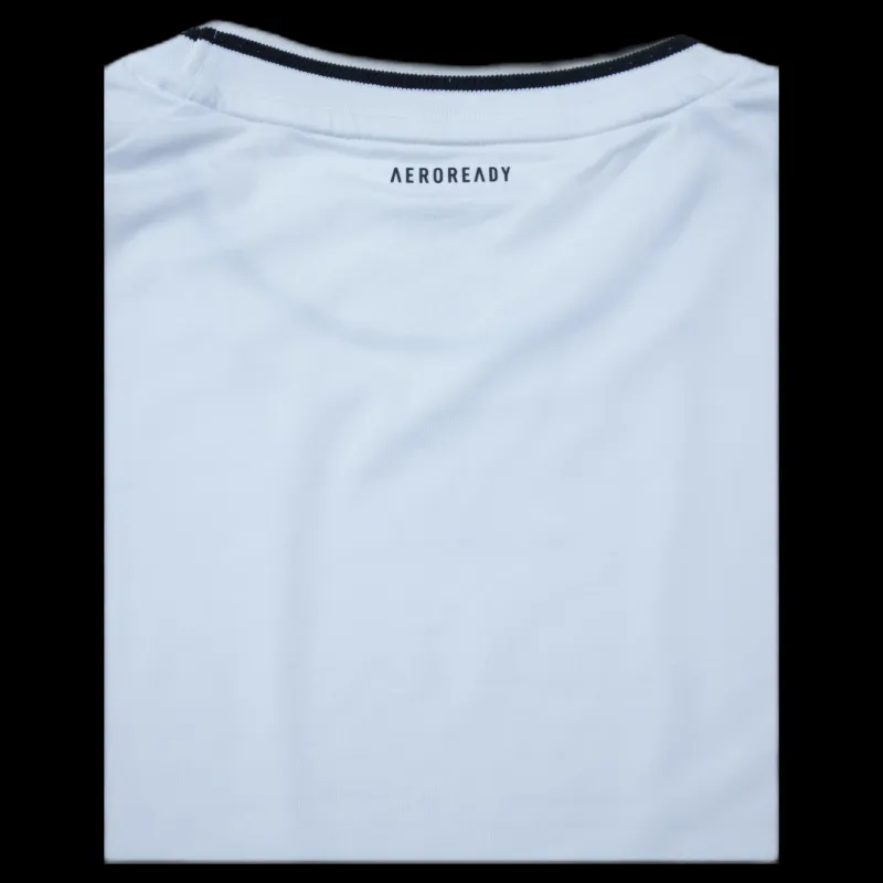 Online adidas Tennis Match Tee Aeroready White/Black Vit