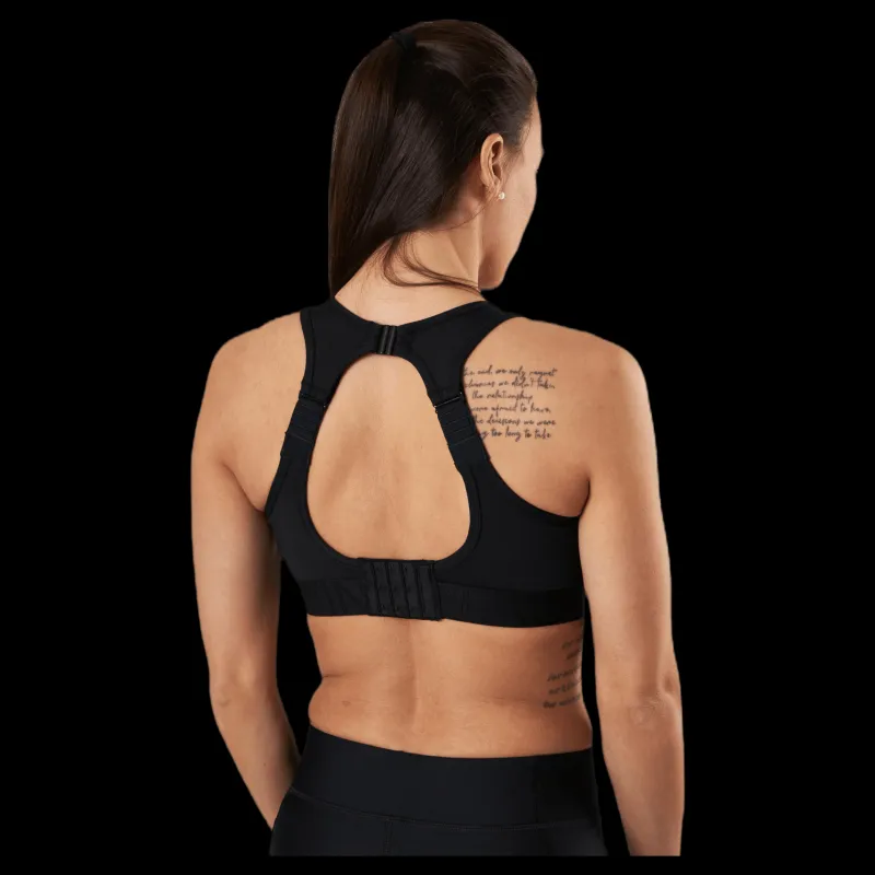 Clearance Stay in place Max Support Bra Black Svart